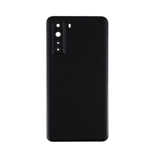 Tapa Trasera+Lente de Cámara Huawei P40 Lite 5G Negro Tapa Trasera+Lente de Cámara Huawei P40 Lite 5G Negro